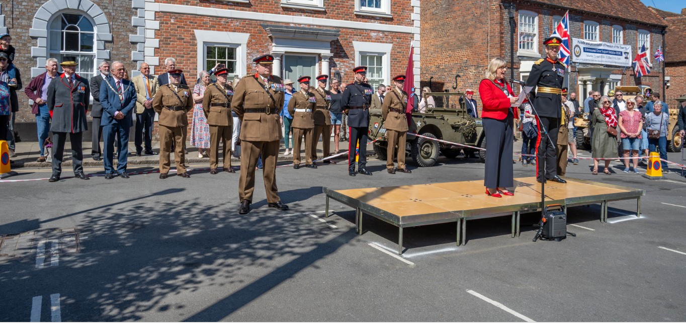 Ceremony of Freedom of Hungerford April 2026 